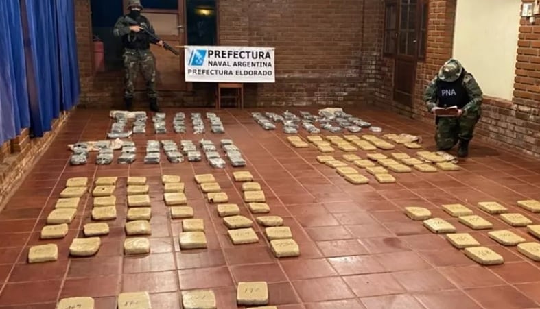 Incautan marihuana en Eldorado.