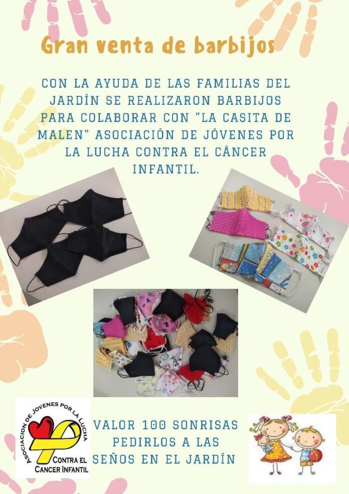 El flyer de la inciativa solidaria.