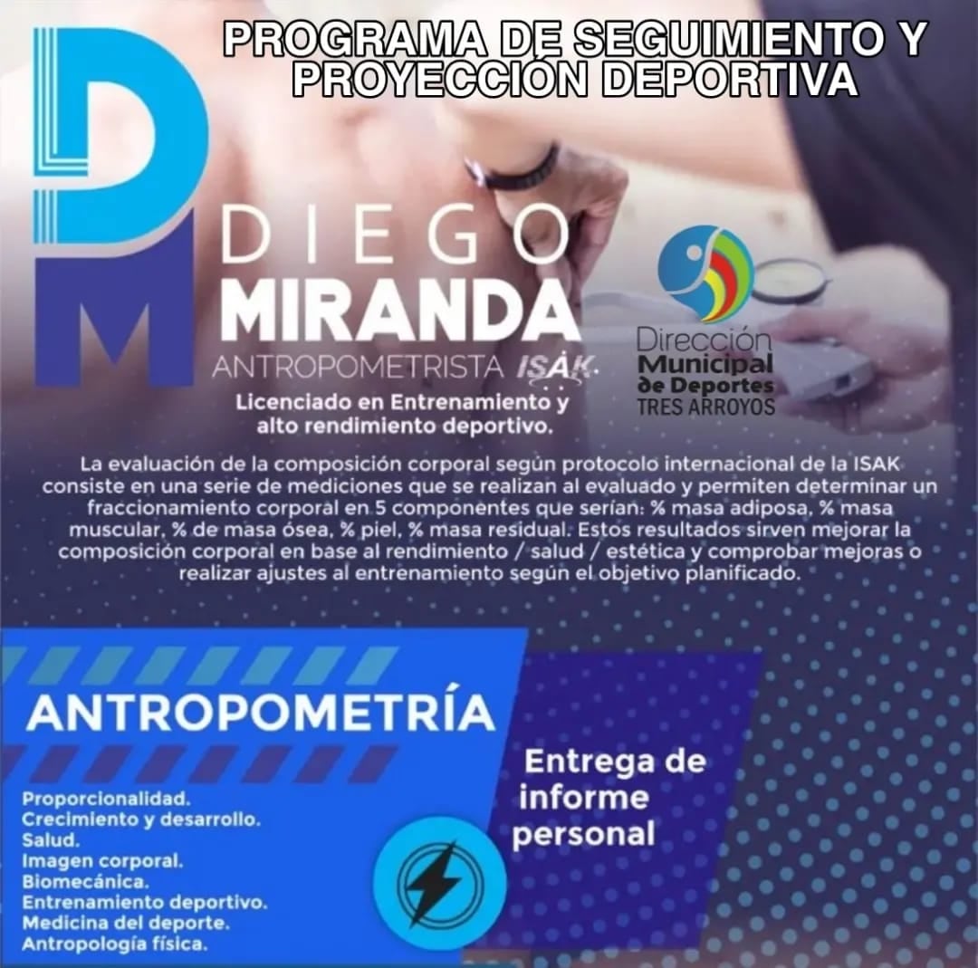 Programa de Seguimiento y Proyección Deportiva en Tres Arroyos