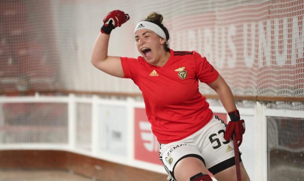 La jugadora mendocina Agustina Fernández se coronó campeona con Benfica, en el torneo de la Primera División de hockey sobre patines femenino.