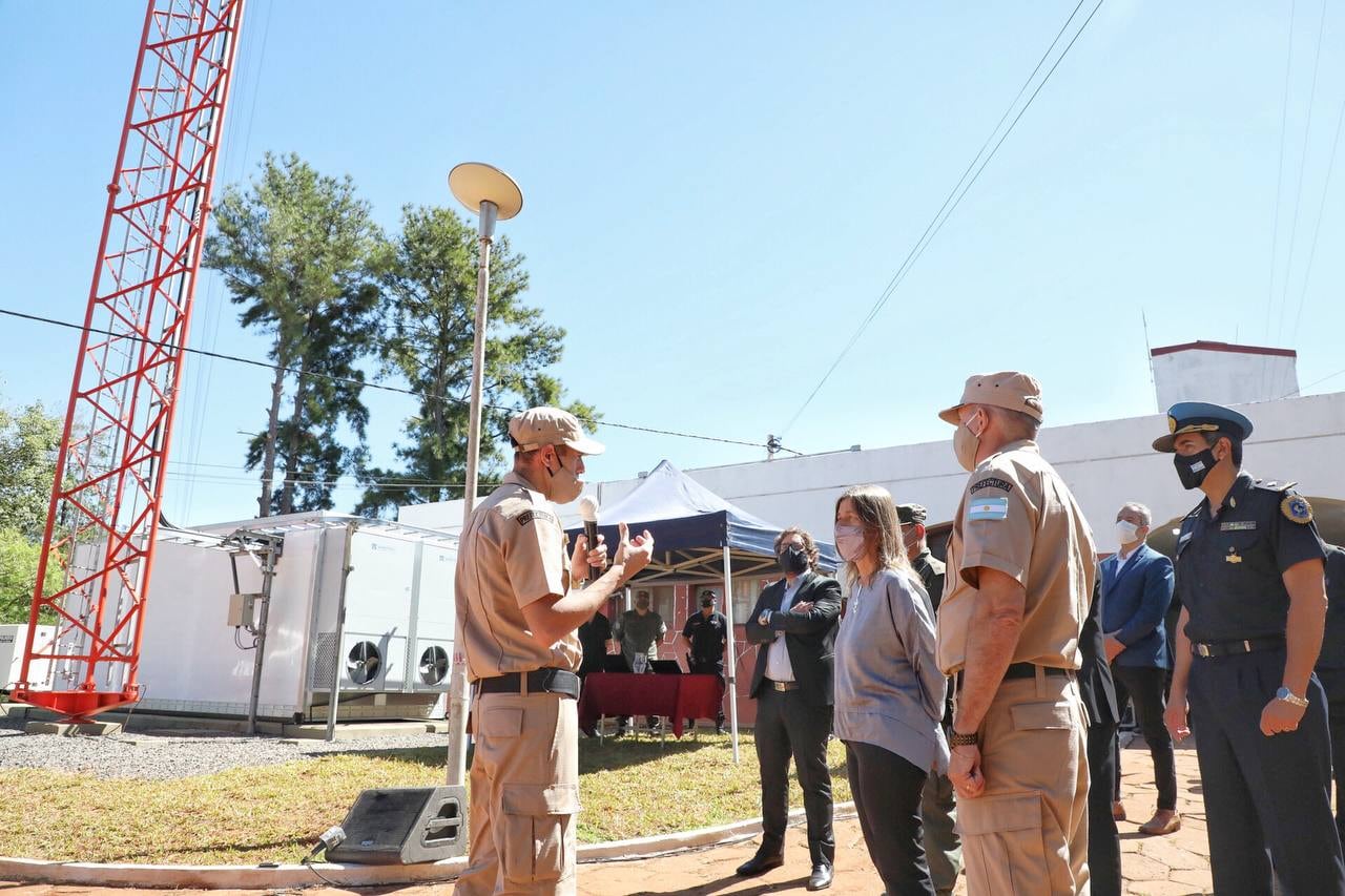 Puerto Iguazú: inauguraron un nuevo sistema de comunicaciones para las Fuerzas Federales