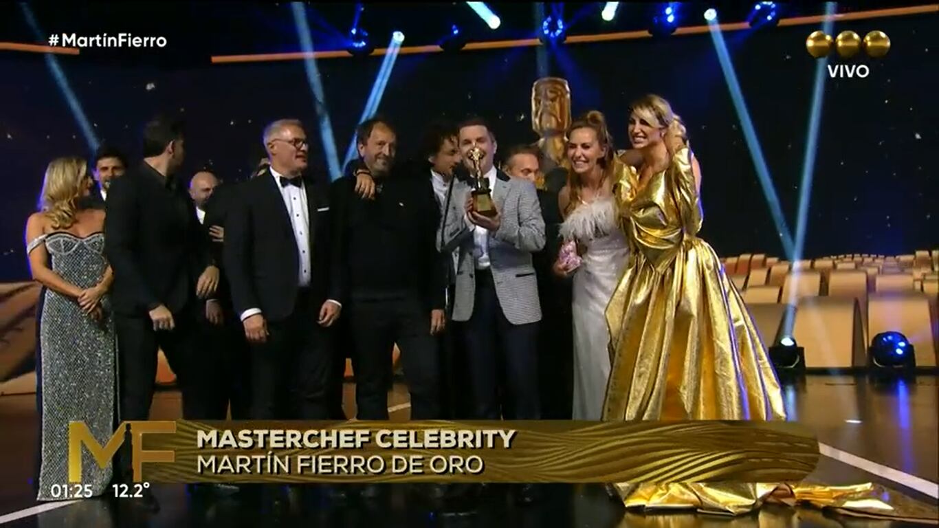 El Premio Martín Fierro de Oro 2022 fue para MasterChef Celebrity.