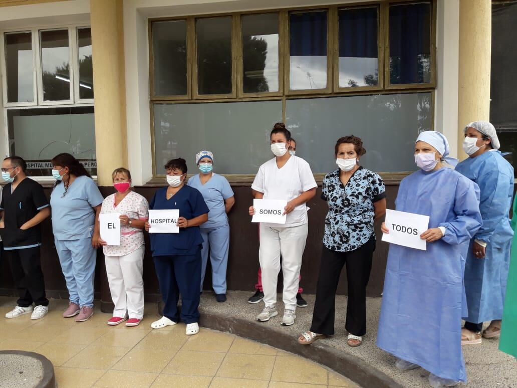 Trabajadores Municipales de la Salud en favor del paro municipal