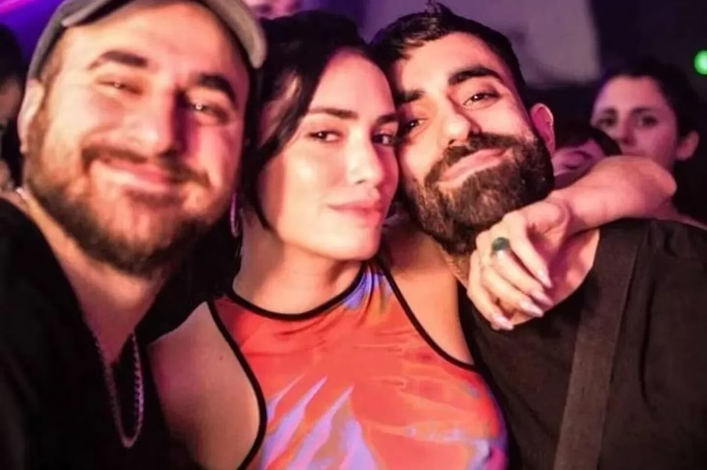 Lali Espósito y Eial Moldavsky, juntos en una fiesta.