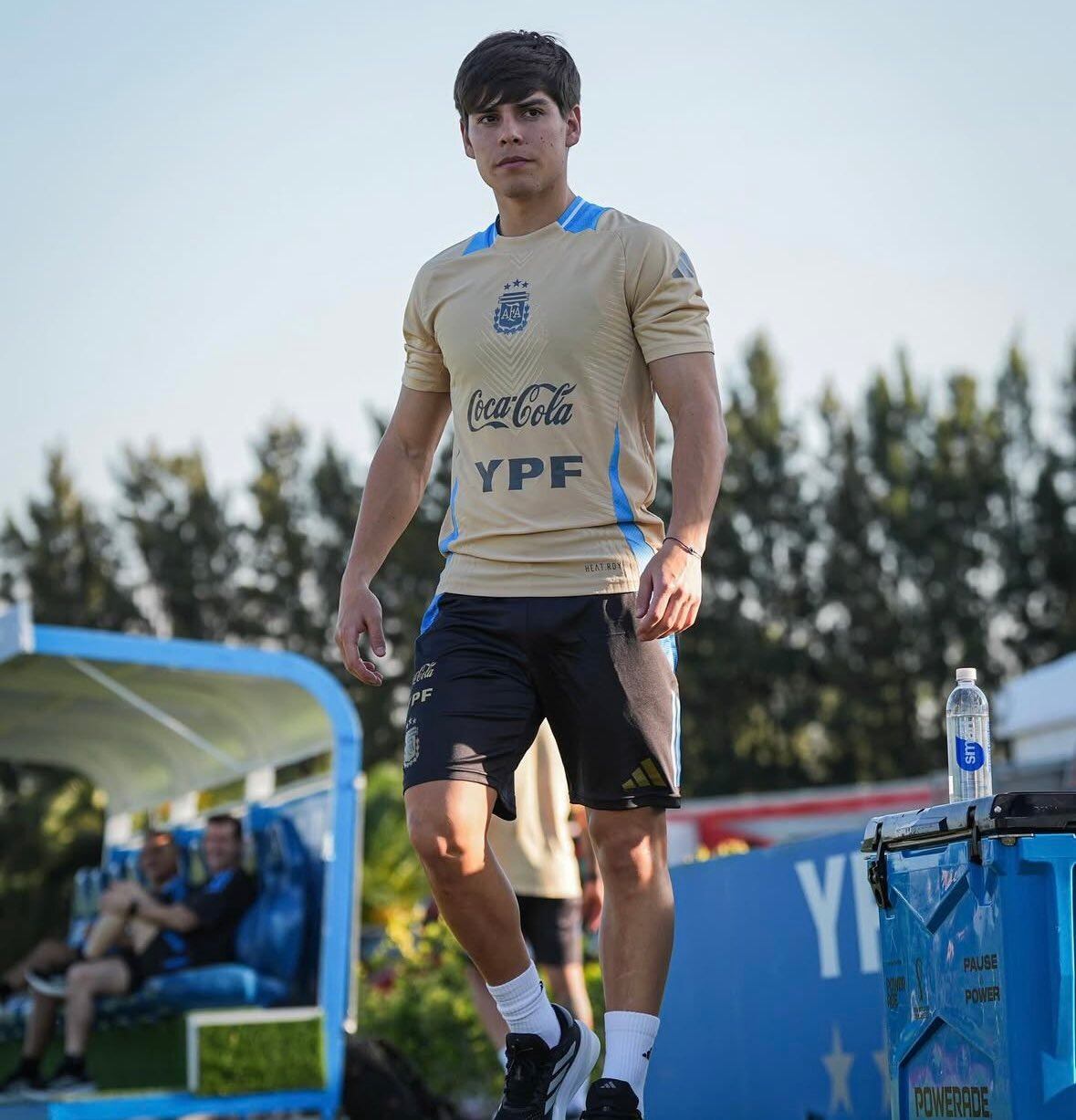 Uno de los jóvenes convocados a la Selección Argentina.