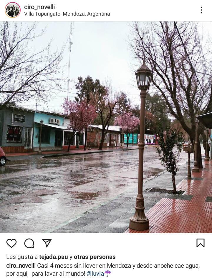 La lluvia como protagonista en varios punto de la provincia.