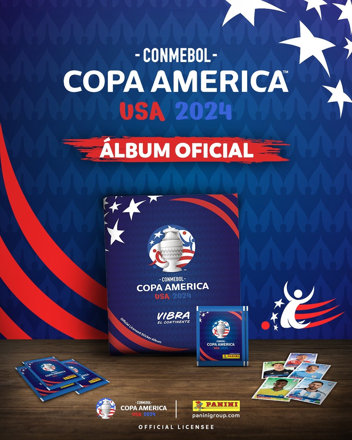 El sorprendente Álbum Panini Copa América 2024.