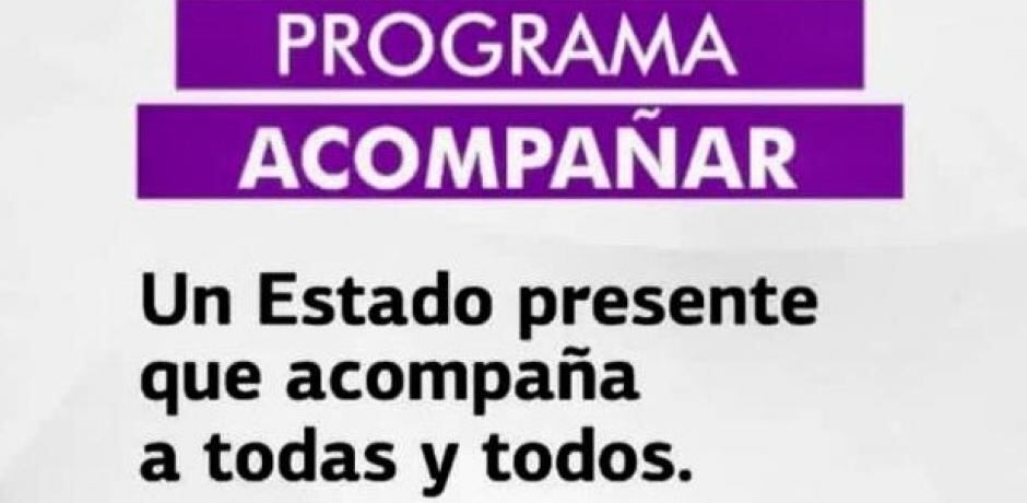 Se hallan abiertas las inscripciones para el programa “Acompañar”.