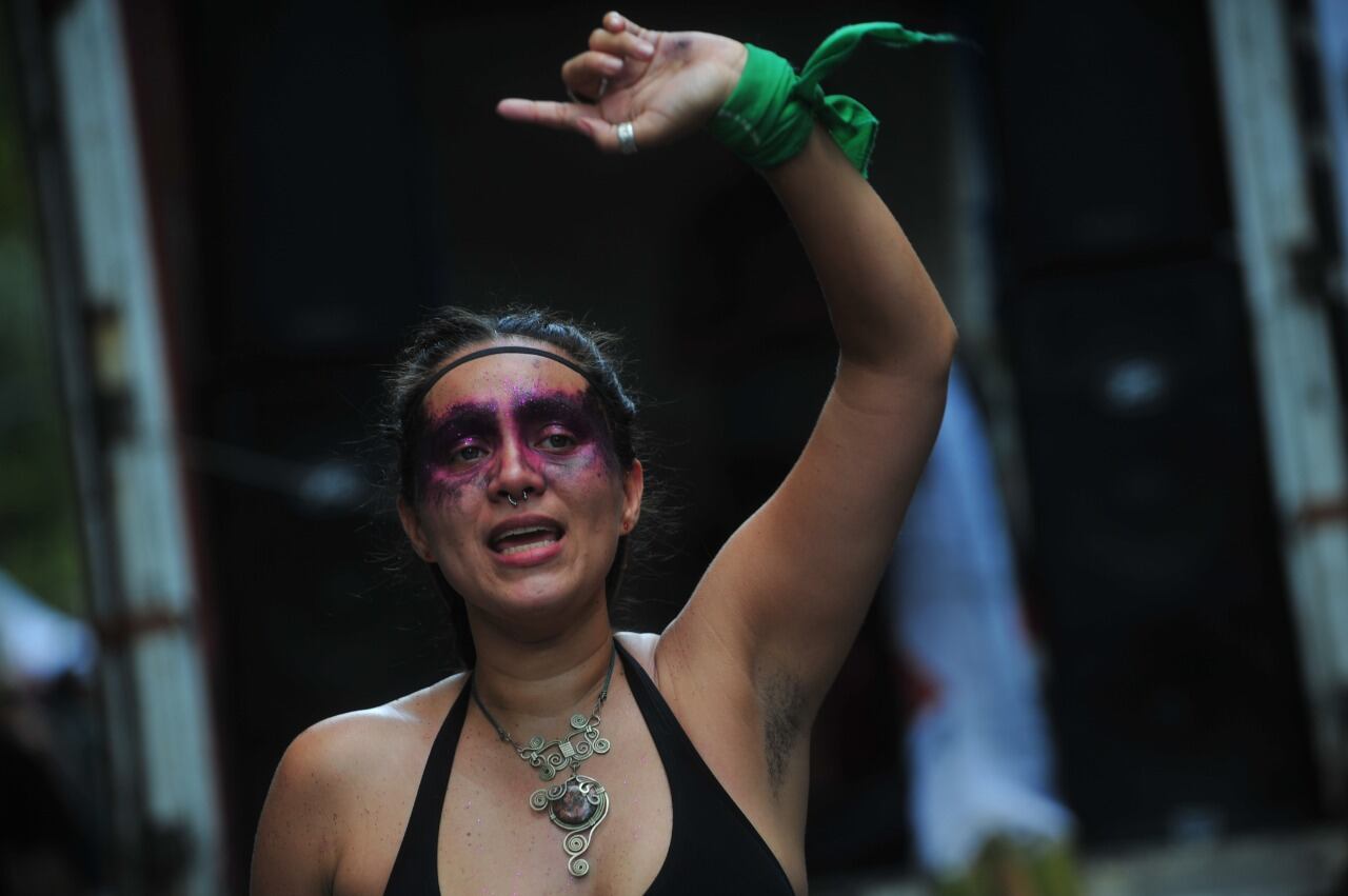 Marchas en la Ciudad por el Día Internacional de la Mujer.