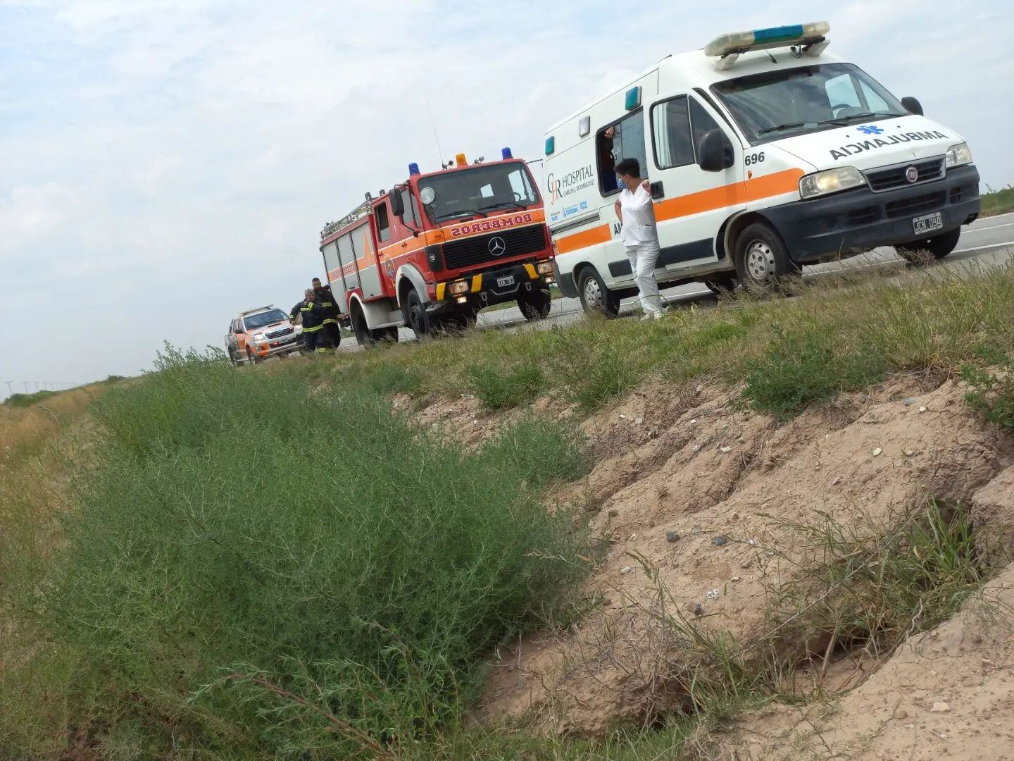 Accidente en la autovía 19 Arroyito