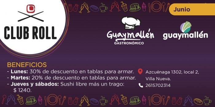 Beneficio Gastronómico Municipalidad de Guaymallén