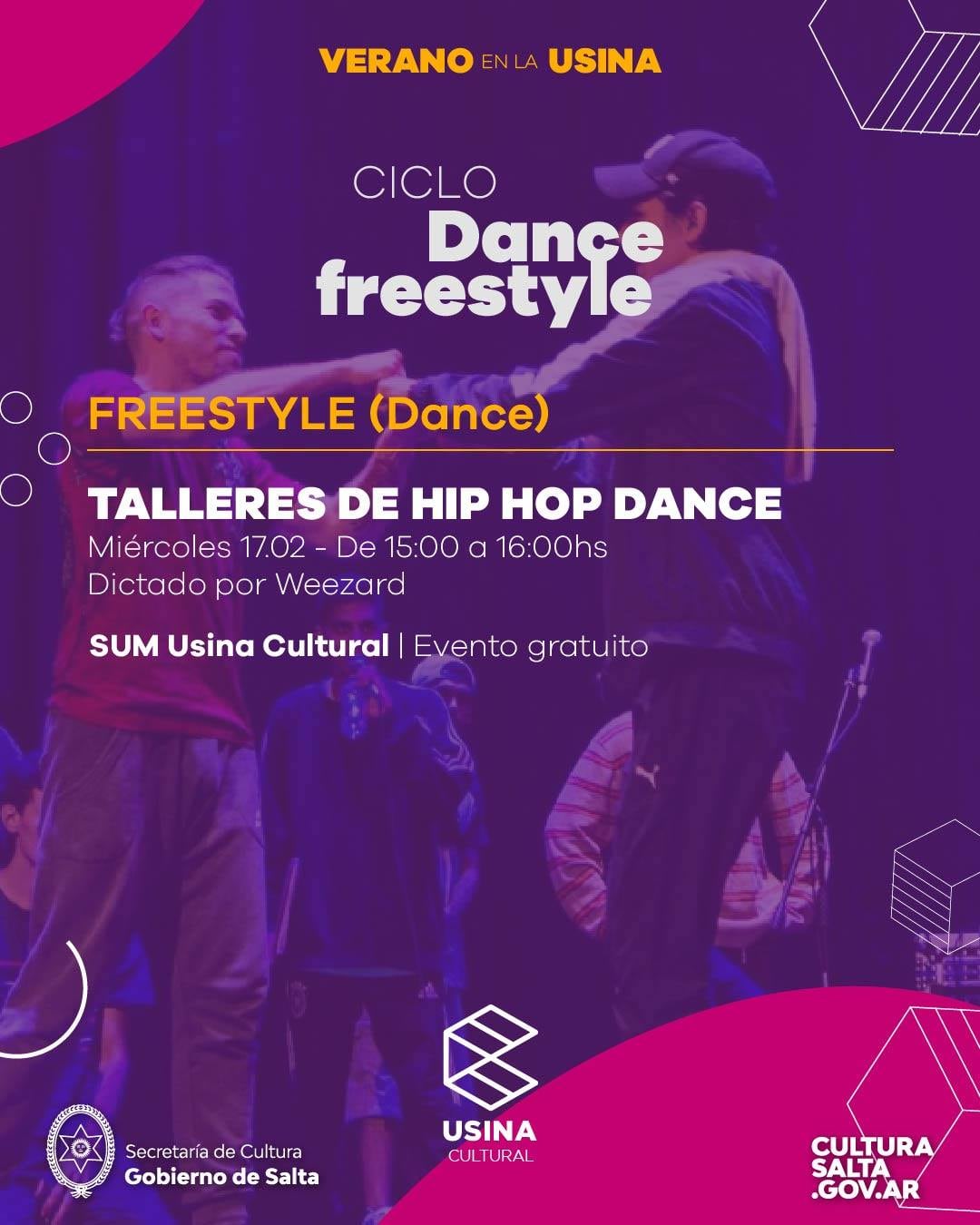 Este 17 de febrero llega con talleres de rap, hip hop y un concierto en vivo.