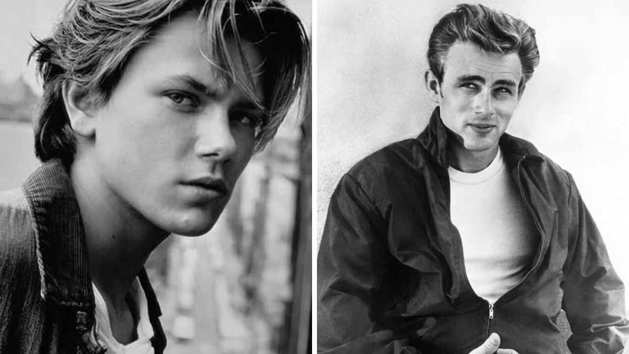 River Phoenix y James Dean.