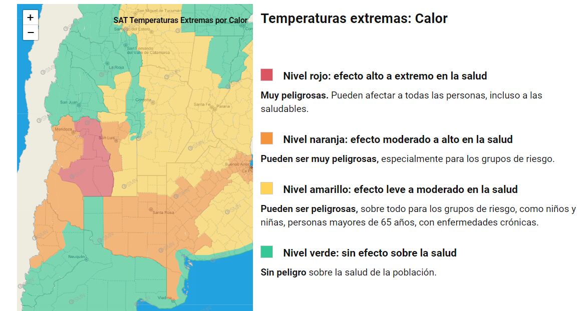 Calor extremo en el país. 