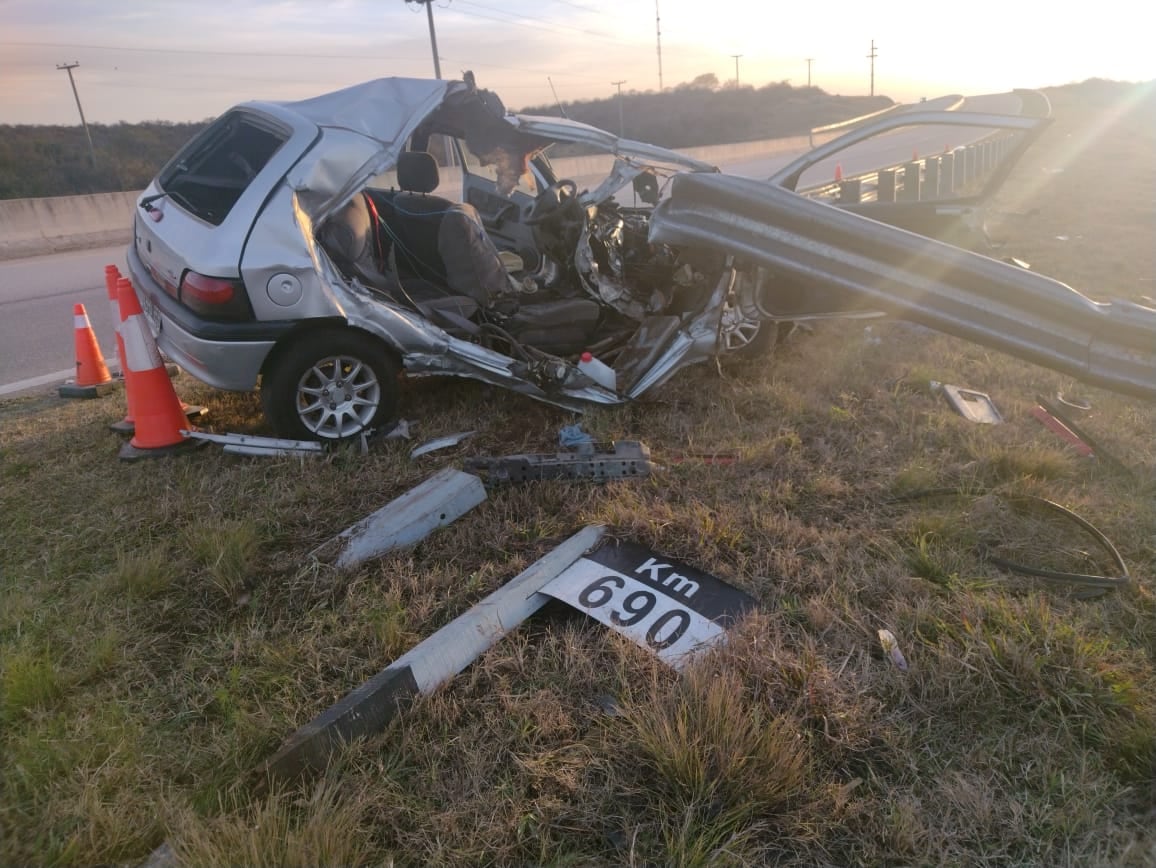 Siniestro fatal en Los Cóndores. (Gentileza Policía de Córdoba)