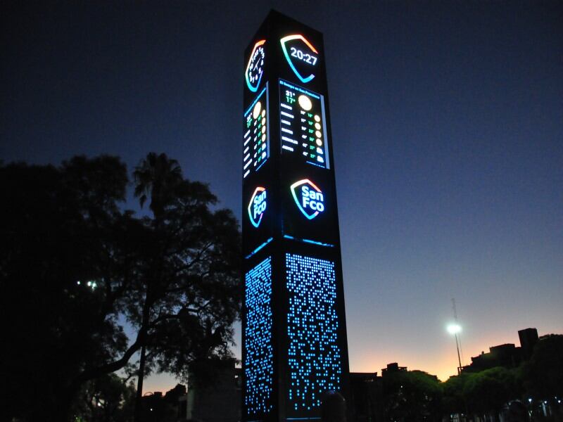 Luminaria led en el centro Cívico