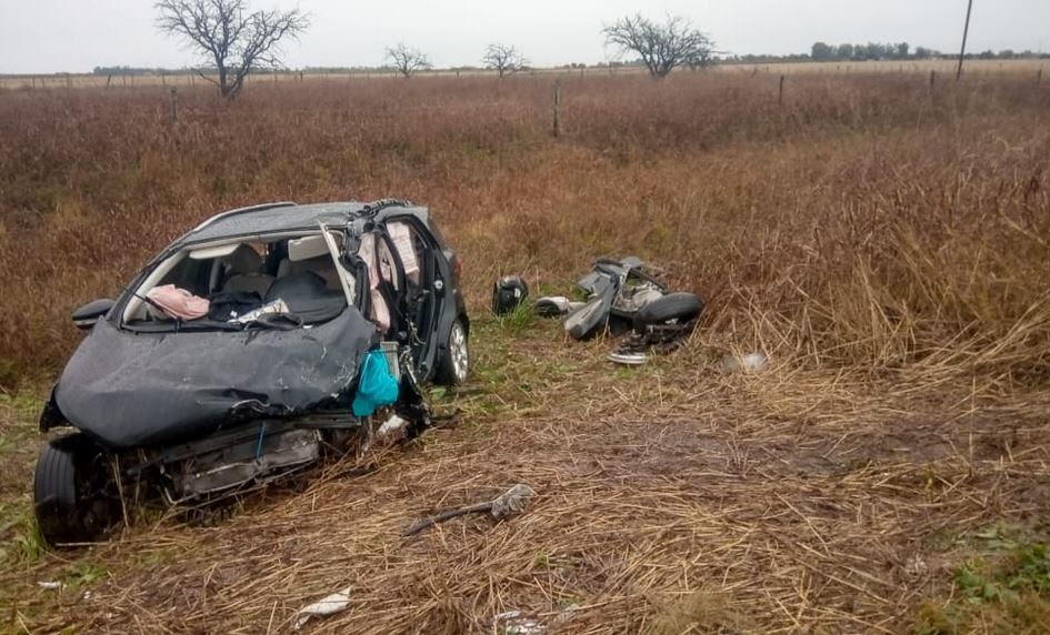 Accidente en Ruta 13 cercanias de Las Varillas