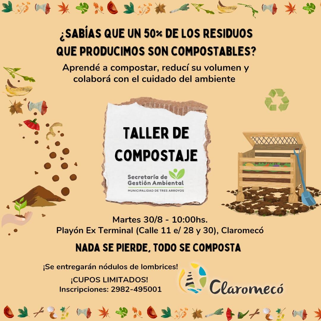 Taller de Compostaje en Claromecó