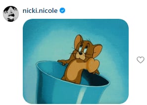 El gif que le compartió Nicki Niole a Lali.