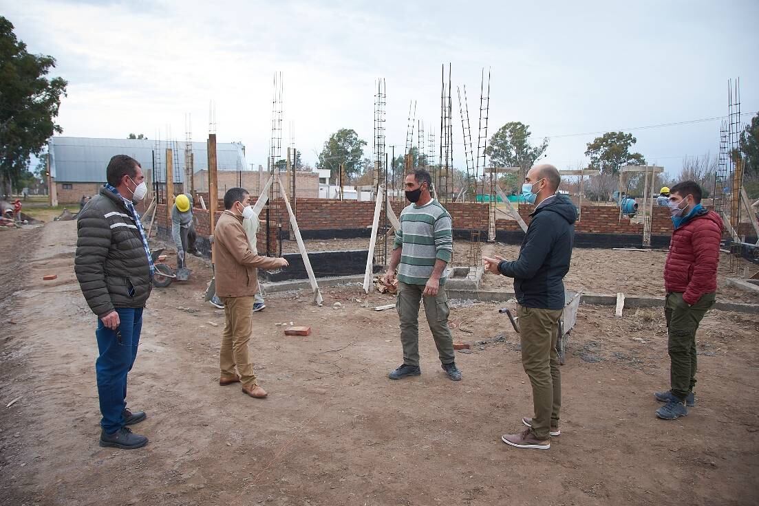 Construcción de la nueva Delegación Municipal en el distrito de San Pedro del Atuel.