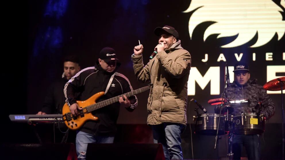 El Dipy cantó en el acto de Milei cuando se lanzó como precandidato presidencial (Archivo)