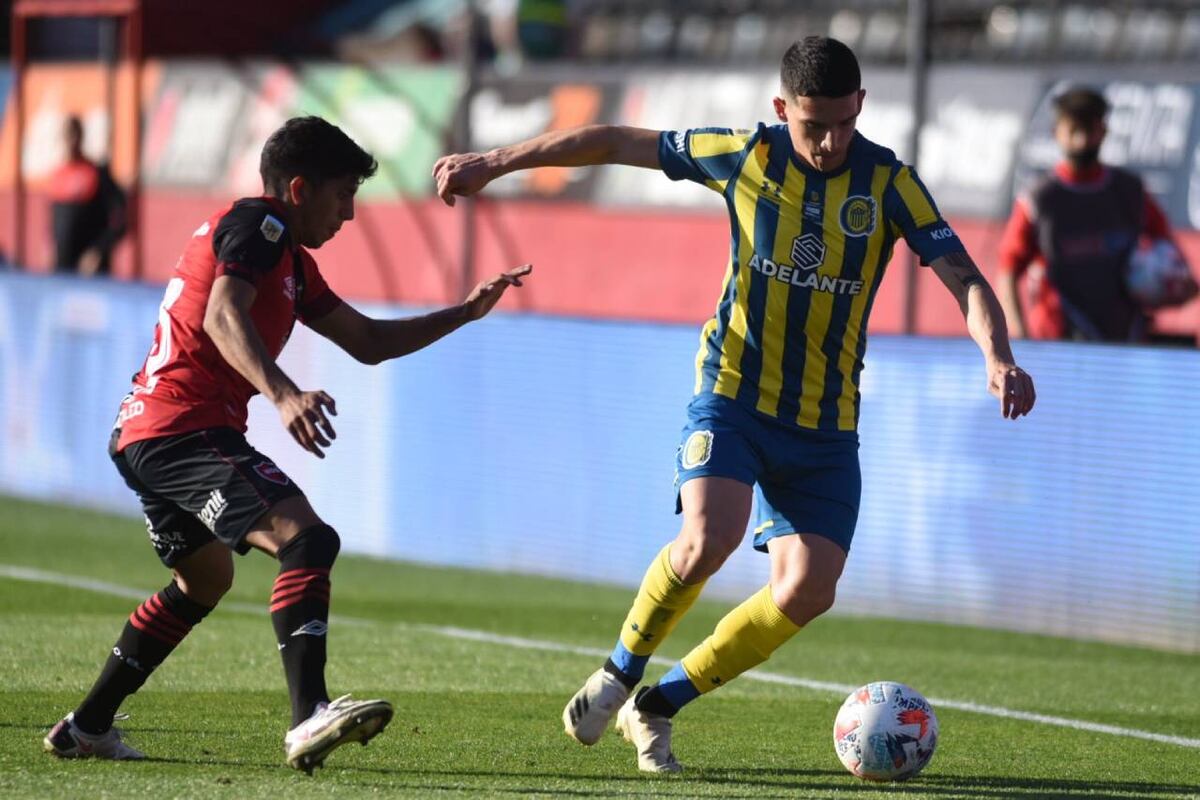 Clásico rosarino: Lautaro Blanco se lució en Rosario Central con un caño doble