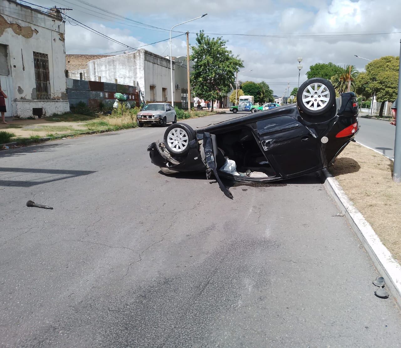 Grave vuelco en Tandil