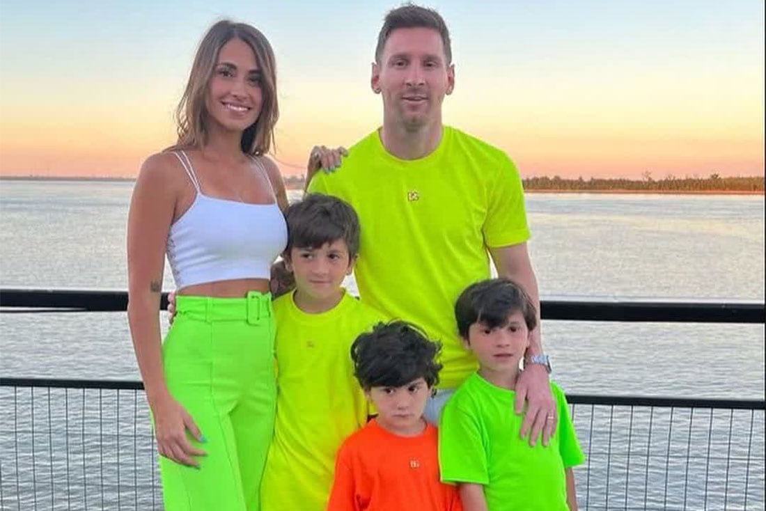 Messi y su familia pasaron las fiestas de fin de año en Rosario