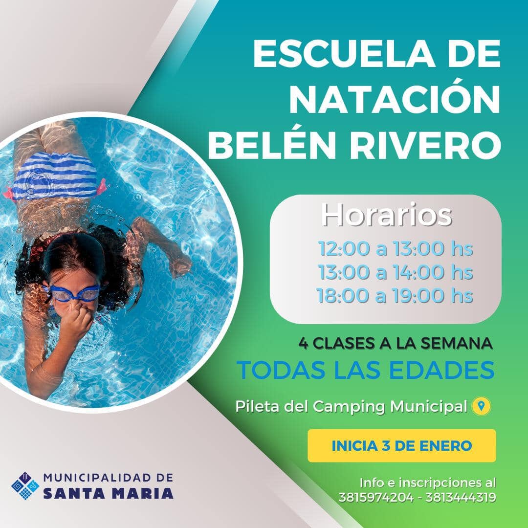 Escuela de Natación 2024.