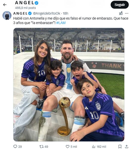 Tras el rumor de embarazo, Antonela Roccuzzo reveló si con Lionel Messi están en busca de una hija: “3 años...”