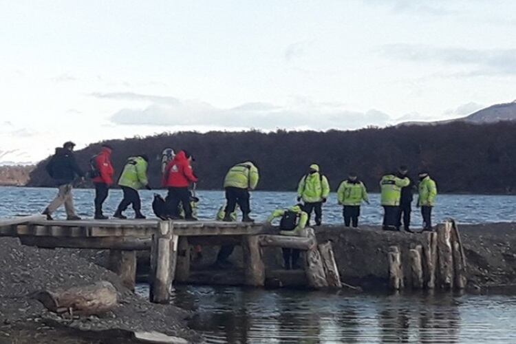 Hallaron restos humanos en las cercanías del Lago Fagnano, Tolhuin. Foto: Crónicas Fueguinas.