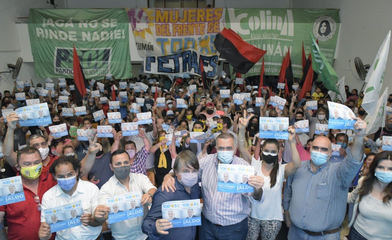 Jaldo participó en un acto en la sede de FOTIA.