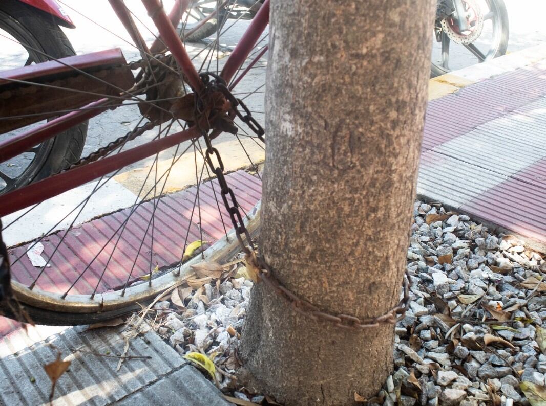 La Olvidada la historia de la bicicleta roja de Arroyito