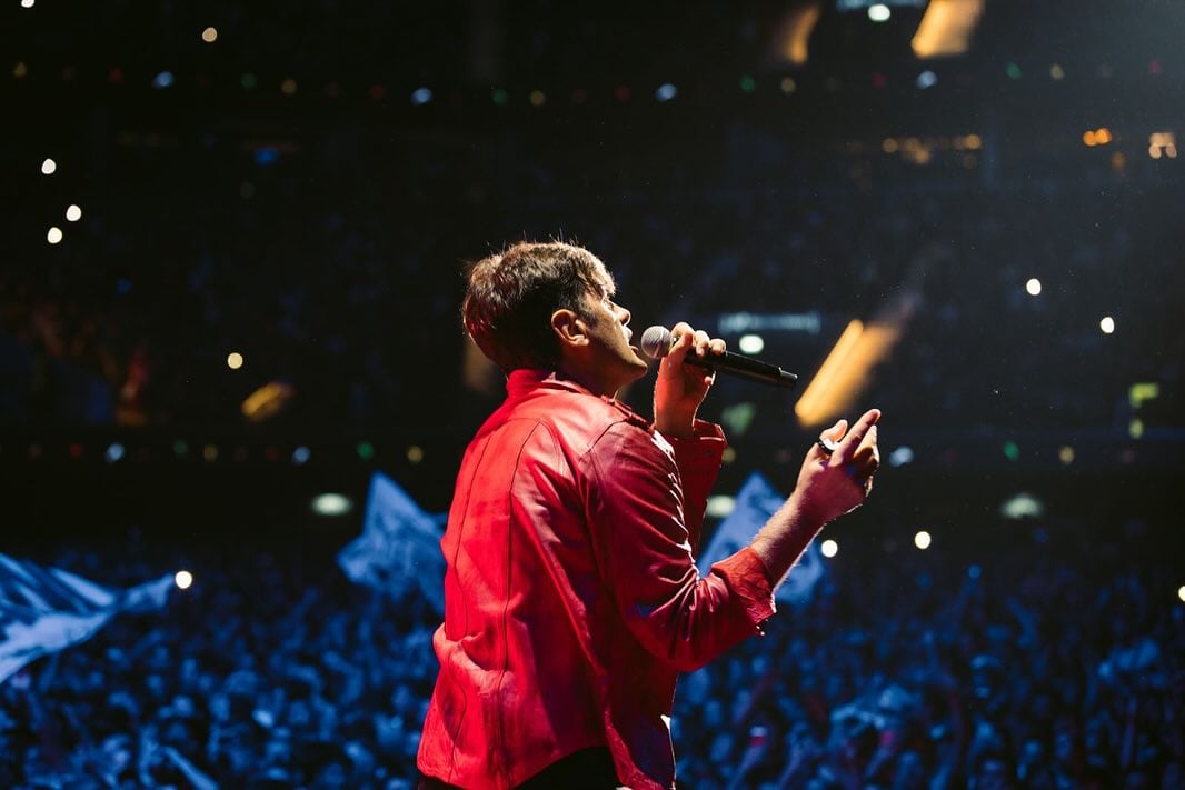 Andrés Ciro Martínez en su último show.