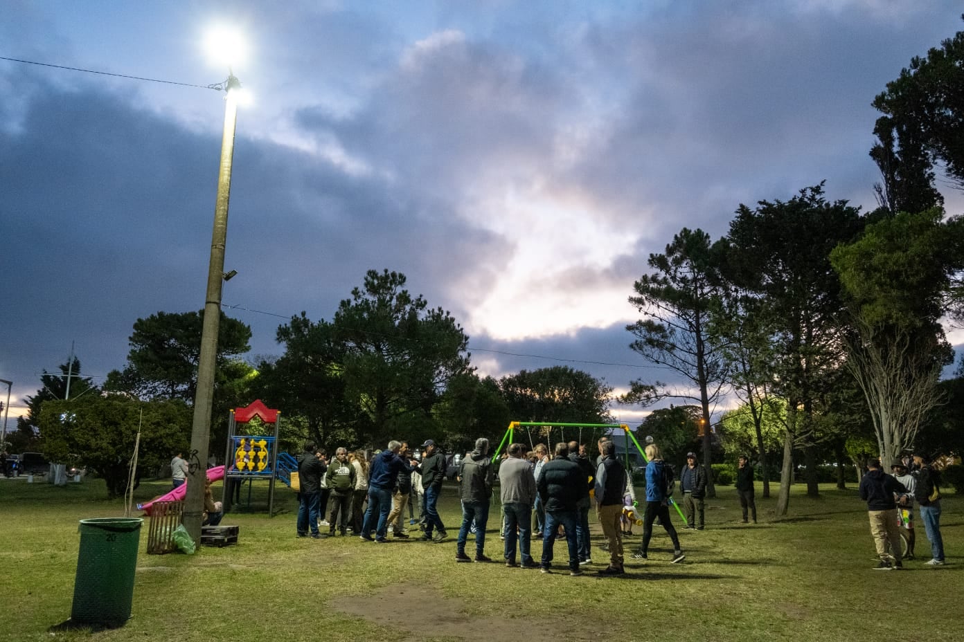 Se inauguraron las luces led en Claromecó y Dunamar