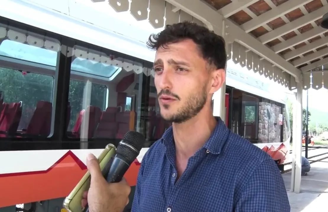 Emiliano Rodríguez, coordinador de la unidad de gestión Tren Solar de la Quebrada, del Gobierno de Jujuy.