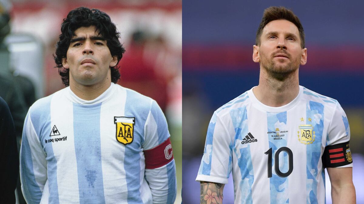 El guiño de Lionel Messi con una remera de la Selección Argentina, en honor a Diego Maradona, que fue furor en Estados Unidos