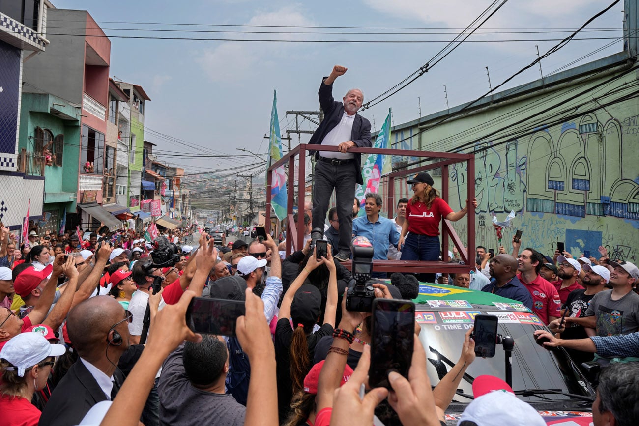 Luiz Inacio Lula da Silva asume su tercer período como presidente de Brasil el primer día de 2023.  (AP)