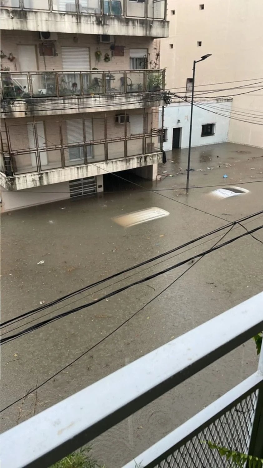 El temporal en Corrientes.