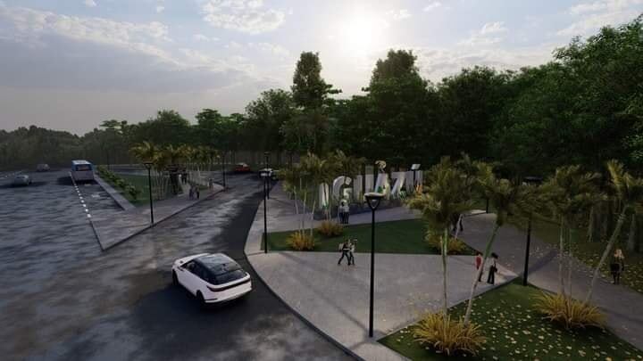 Puerto Iguazú: avanzan las obras de remodelación en la rotonda acceso a la ciudad.