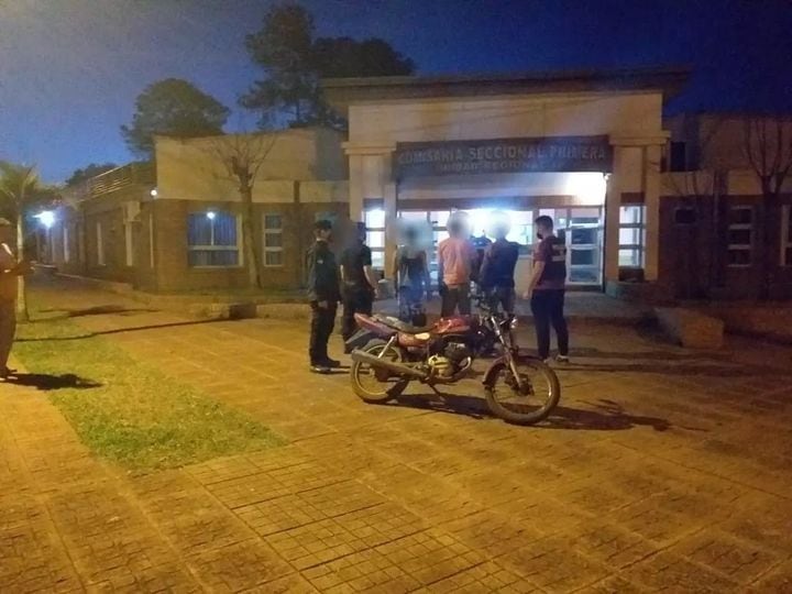 Secuestraron una motocicleta que había sido sustraída en Puerto Rico.