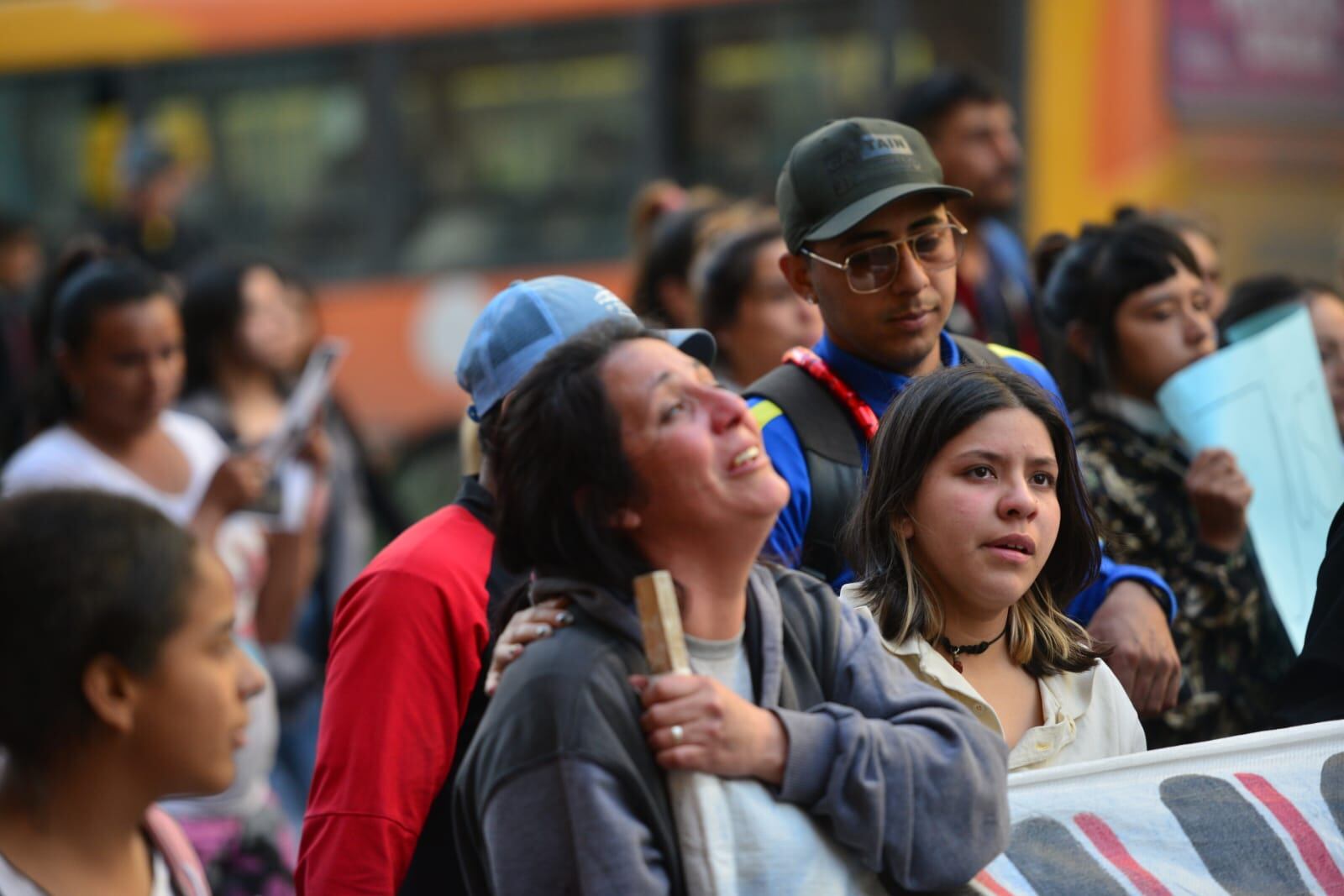 Marcha en reclamo de justicia por Gabriela Pérez, asesinada en un acto del Soelsac. (Javier Ferreyra)