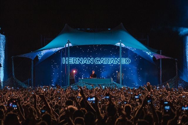 Fanáticos de todo el país se reunieron en el Hotel Potrerillos para celebrar el regreso de Cattaneo a Mendoza. Foto: Folck Producciones.