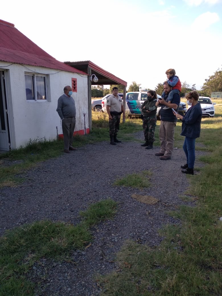 El Intendente Carlos Sánchez recorrió Orense, Bellocq y Lin Calel