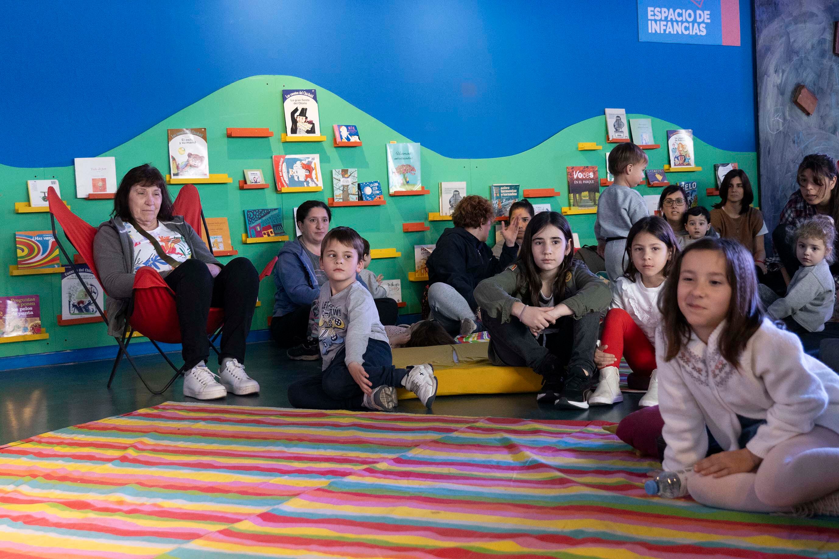 El Cultural Fontanarrosa abrió toda la planta baja para un espacio infantil.