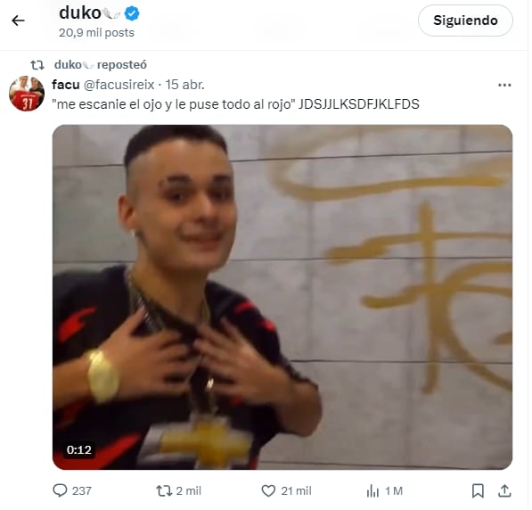 El apoyo de Duki, Bizarrap y Dillom a Turro Baby