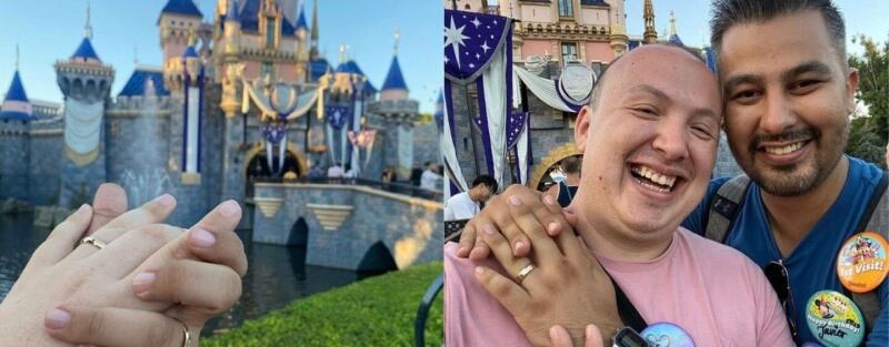 La particular propuesta de matrimonio en Disney