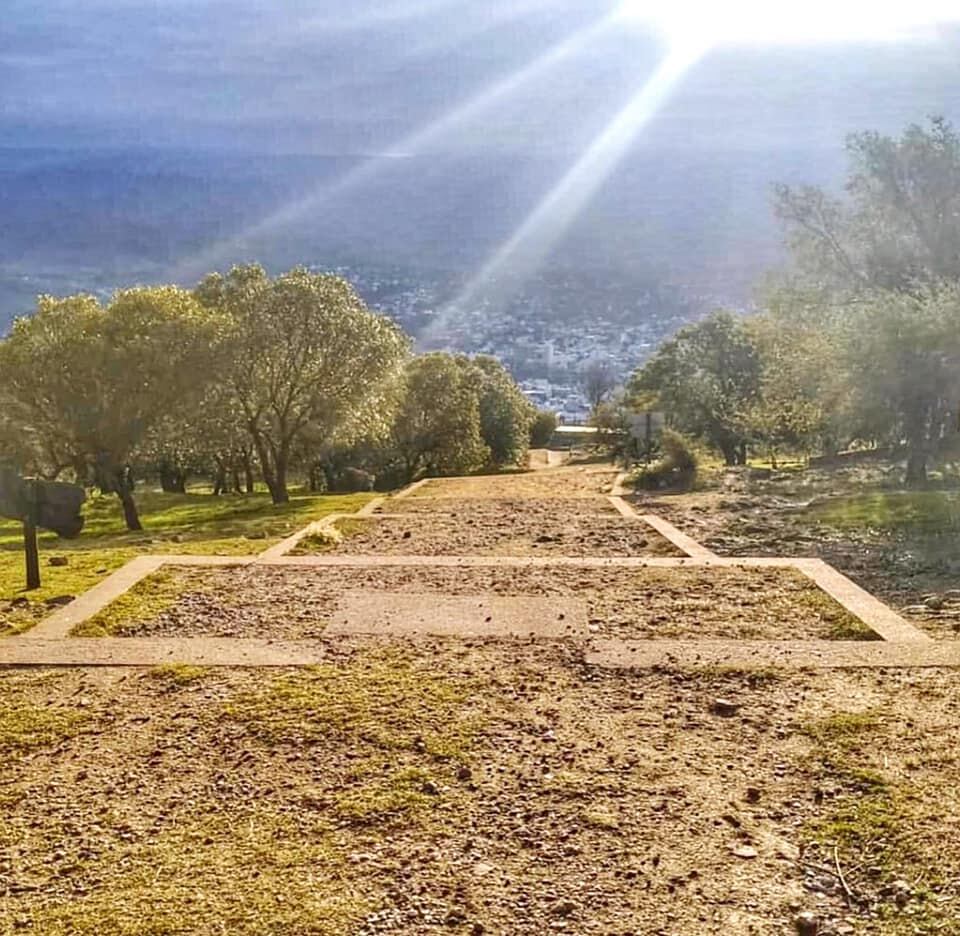 Desde lo alto del cerro "La Cruz". Uno de los sitios más visitados durante Semana Santa.