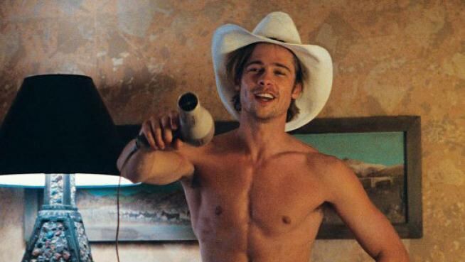 Brad Pitt en Thelma y Louise.