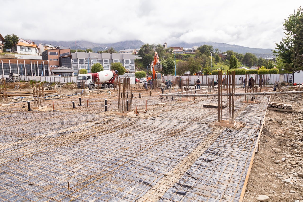 Obra de ampliación del Hospital Regional Ushuaia.